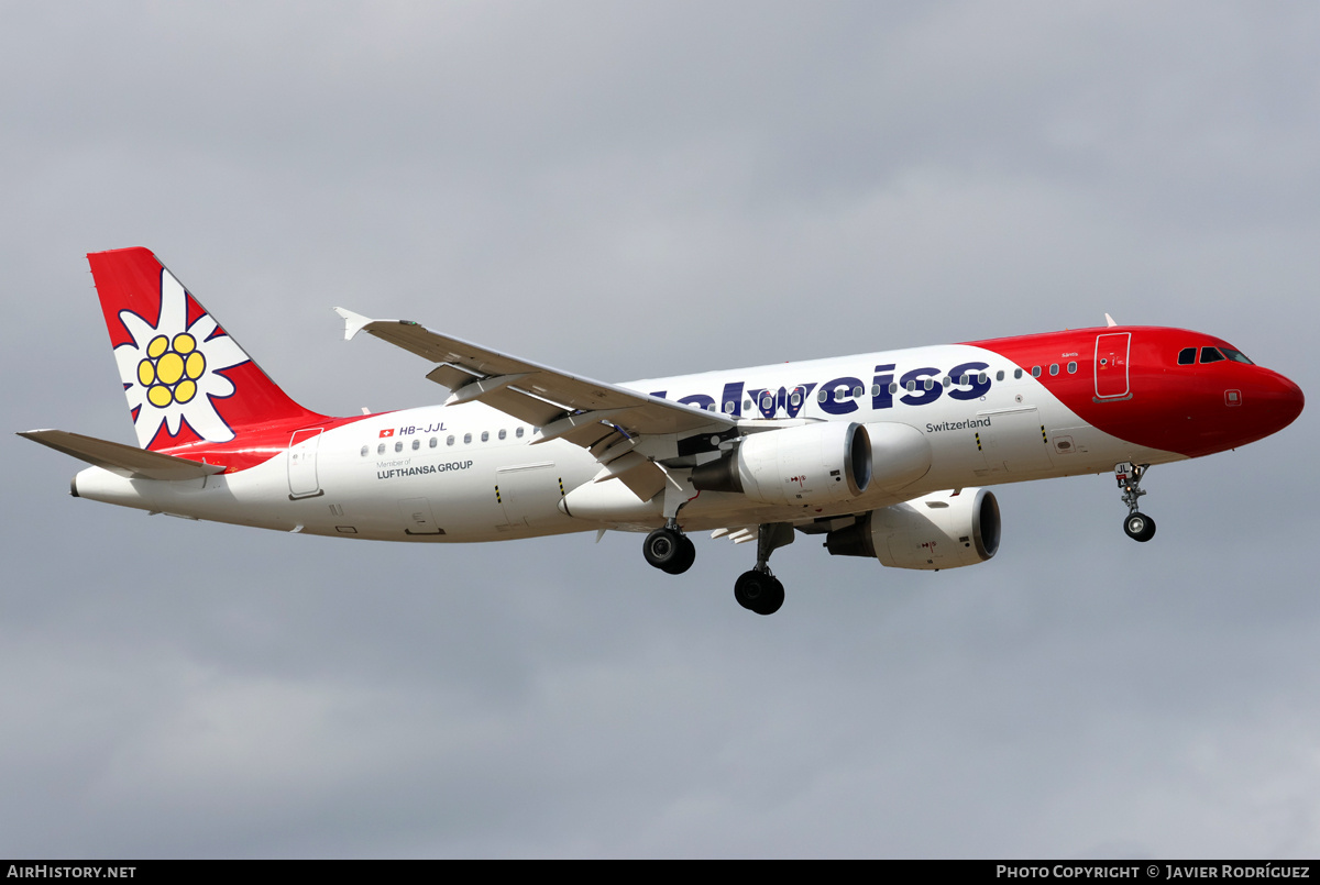 Aircraft Photo of HB-JJL | Airbus A320-214 | Edelweiss Air | AirHistory.net #785145