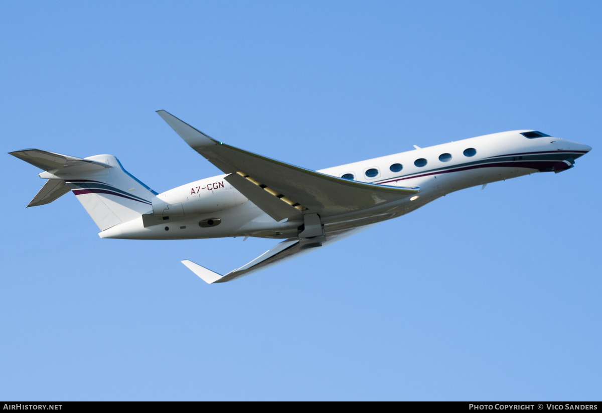 Aircraft Photo of A7-CGN | Gulfstream Aerospace G650ER (G-VI) | AirHistory.net #785162