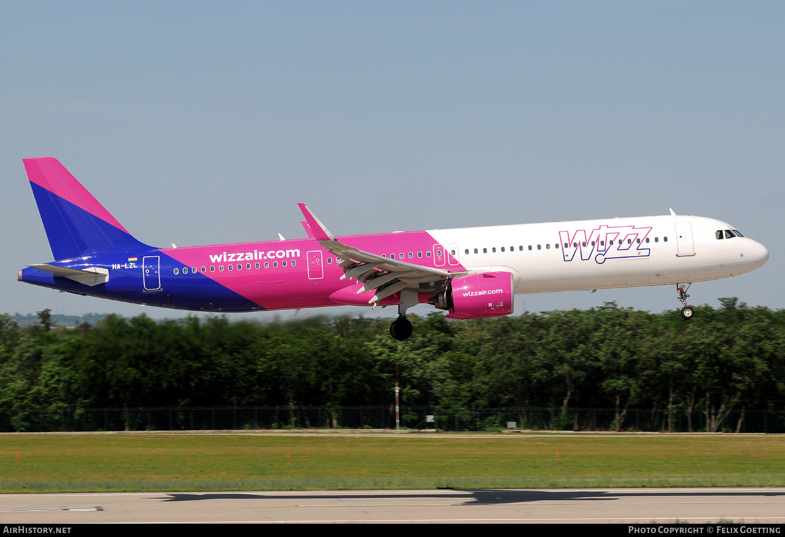 Aircraft Photo of HA-LZL | Airbus A321-271NX | Wizz Air | AirHistory.net #785175