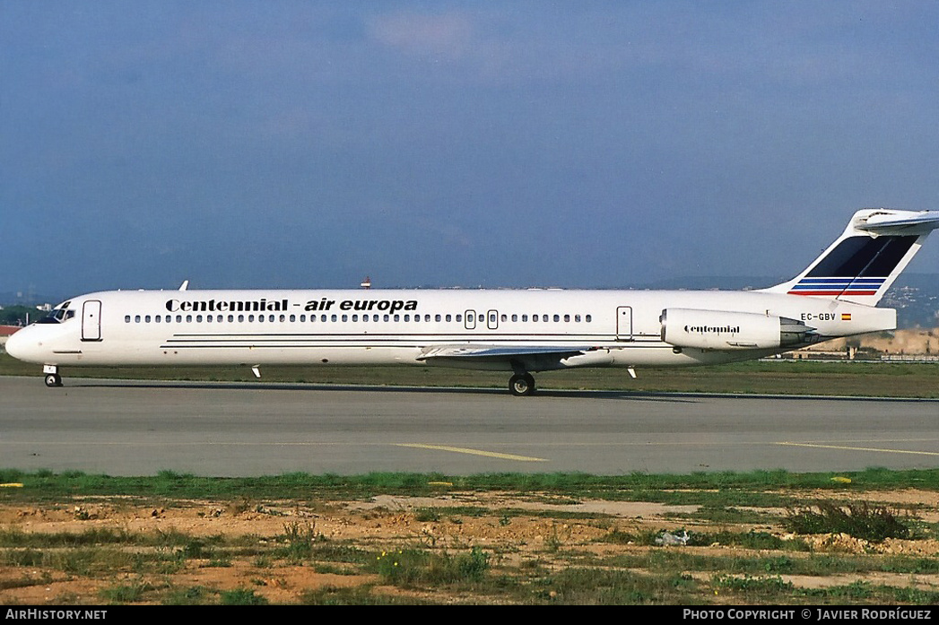 Aircraft Photo of EC-GBV | McDonnell Douglas MD-83 (DC-9-83) | Centennial Airlines | AirHistory.net #785182