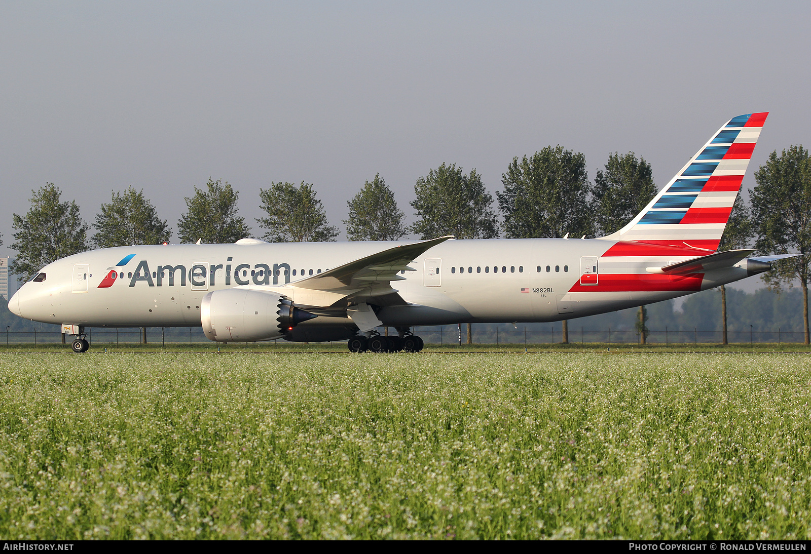 Aircraft Photo of N882BL | Boeing 787-8 Dreamliner | American Airlines | AirHistory.net #785183