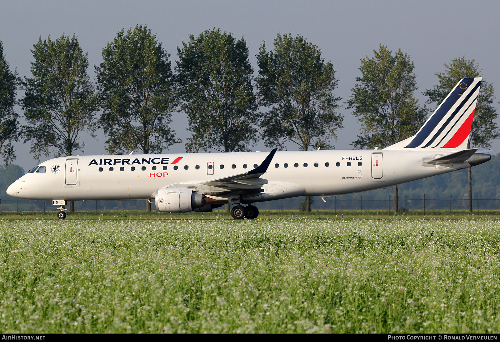 Aircraft Photo of F-HBLS | Embraer 190STD (ERJ-190-100STD) | Air France | AirHistory.net #785184