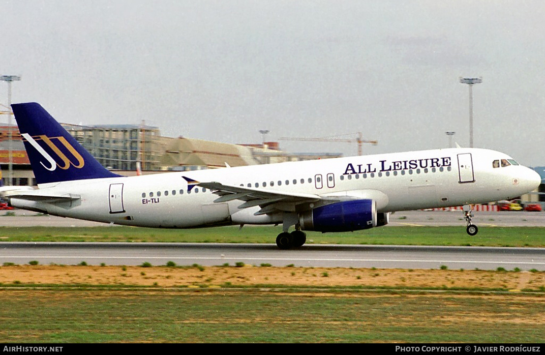 Aircraft Photo of EI-TLI | Airbus A320-231 | All Leisure Airways | AirHistory.net #785201