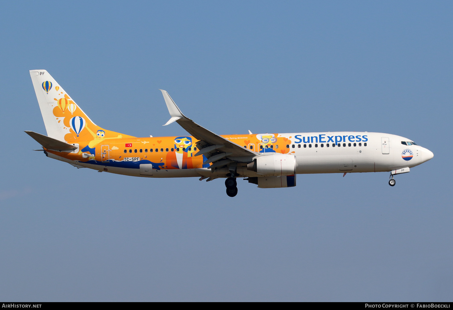 Aircraft Photo of TC-SPF | Boeing 737-8K5 | SunExpress | AirHistory.net #785206