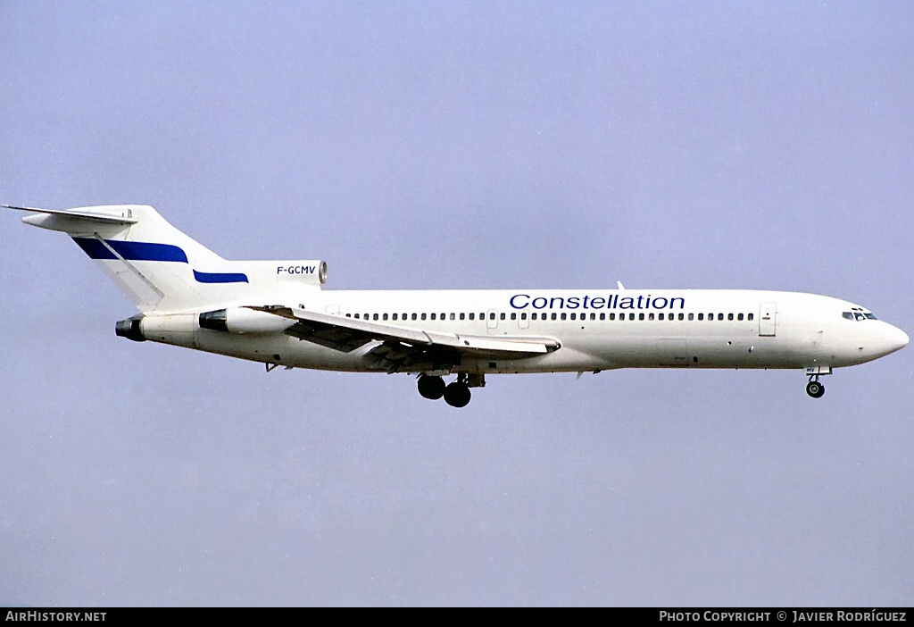 Aircraft Photo of F-GCMV | Boeing 727-2X3/Adv | Constellation International Airlines | AirHistory.net #785209