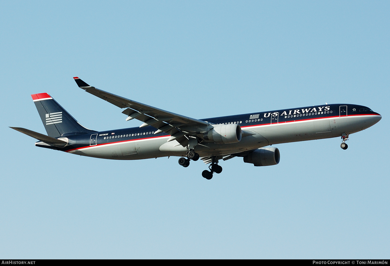 Aircraft Photo of N673UW | Airbus A330-323 | US Airways | AirHistory.net #785249
