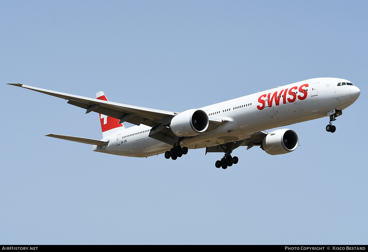 Aircraft Photo of HB-JNB | Boeing 777-3DE/ER | Swiss International Air Lines | AirHistory.net #785260