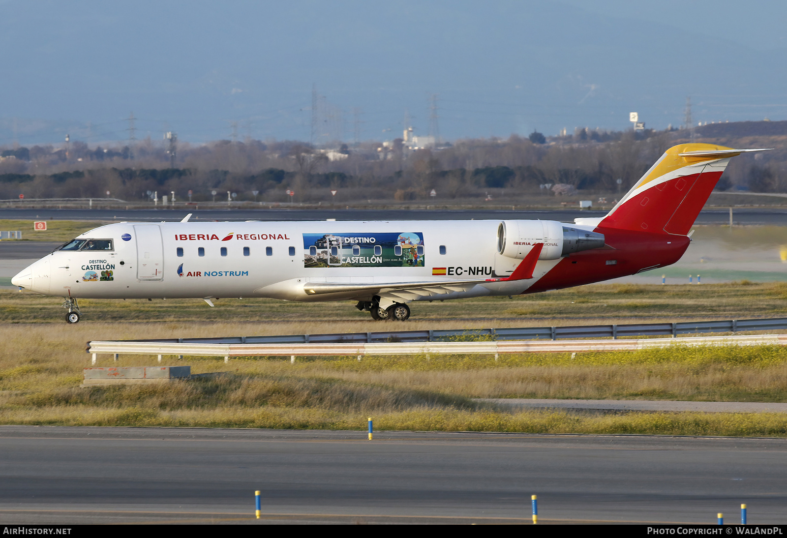 Aircraft Photo of EC-NHU | Bombardier CRJ-200ER (CL-600-2B19) | Iberia Regional | AirHistory.net #785285