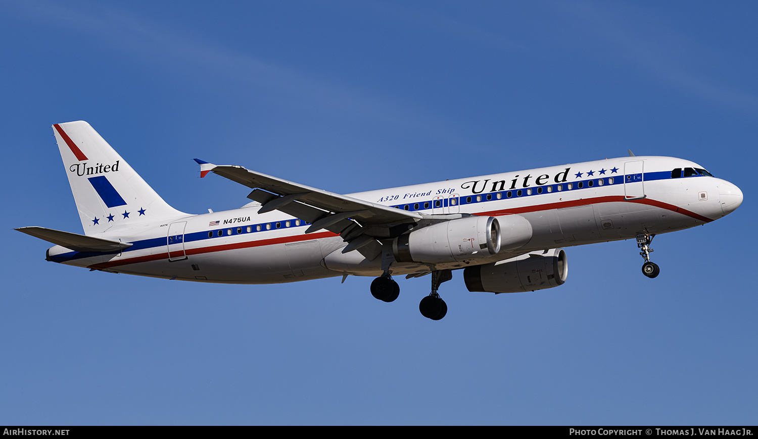 Aircraft Photo of N475UA | Airbus A320-232 | United Airlines | AirHistory.net #785291