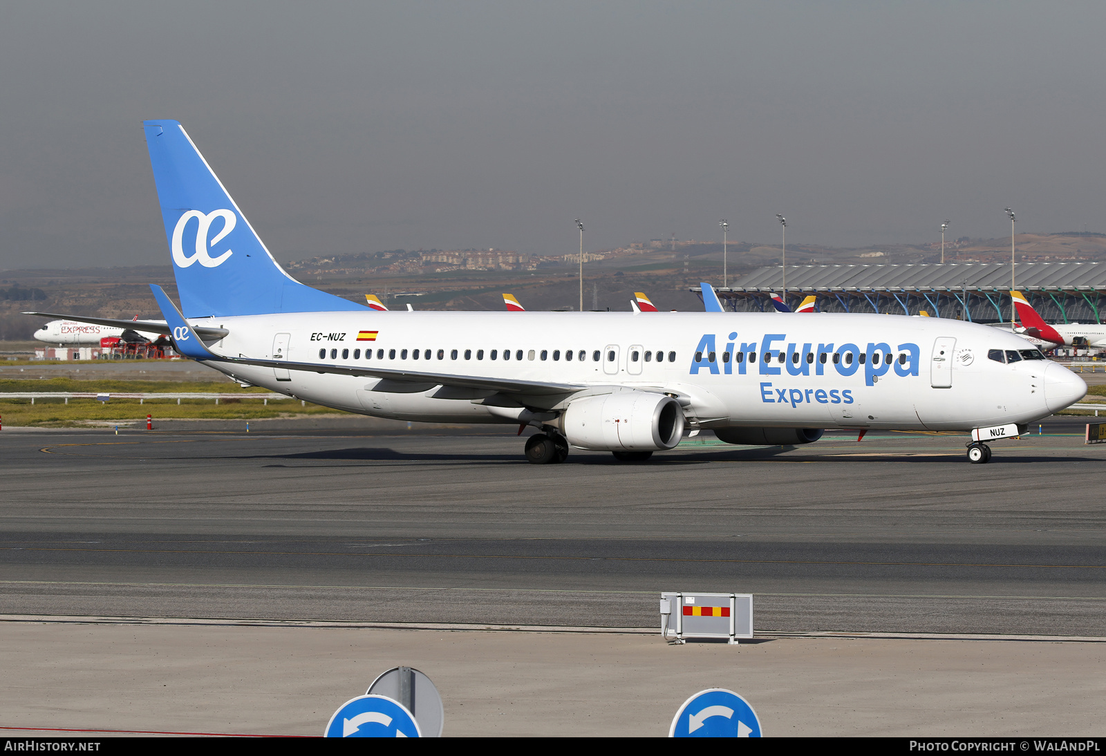 Aircraft Photo of EC-NUZ | Boeing 737-8GP | Air Europa Express | AirHistory.net #785293