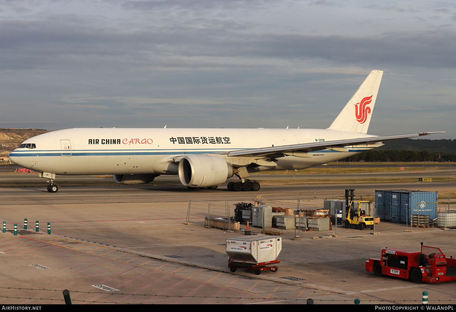 Aircraft Photo of B-2091 | Boeing 777-FFT | Air China Cargo | AirHistory.net #785297