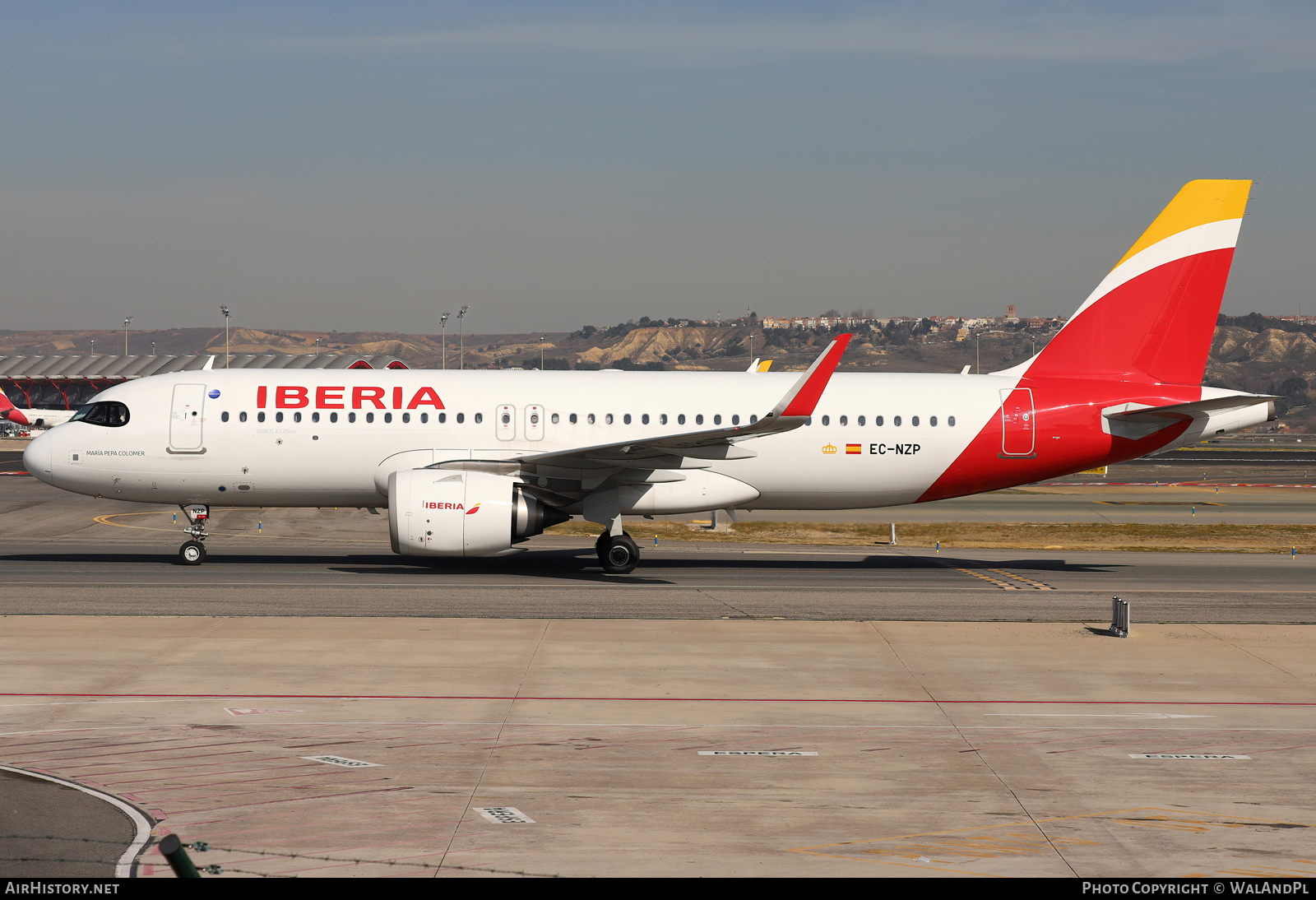 Aircraft Photo of EC-NZP | Airbus A320-251N | Iberia | AirHistory.net #785304