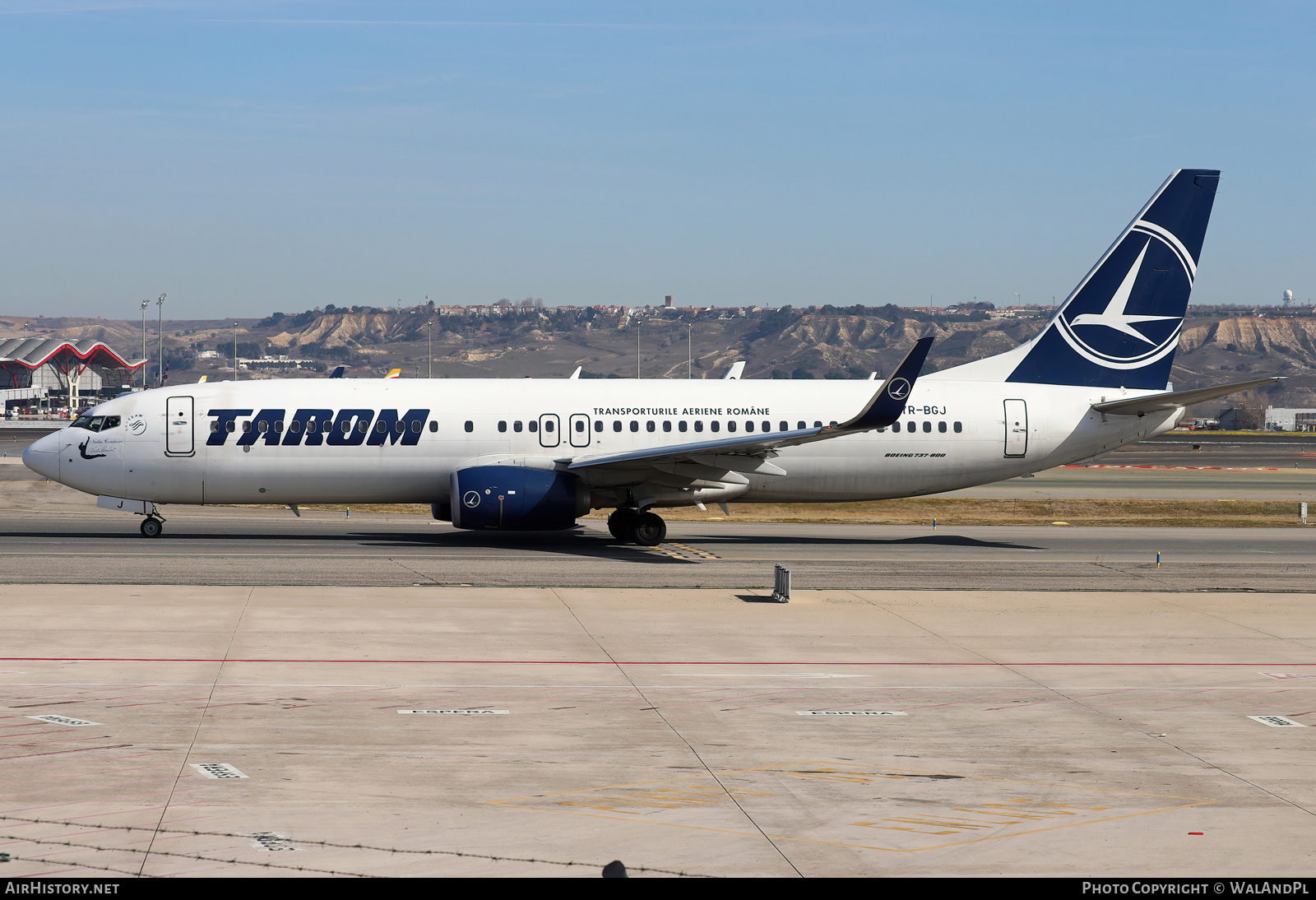 Aircraft Photo of YR-BGJ | Boeing 737-800 | TAROM - Transporturile Aeriene Române | AirHistory.net #785307