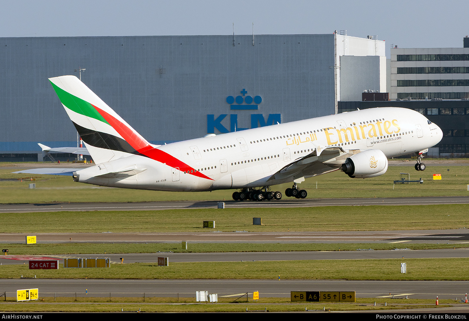 Aircraft Photo of A6-EUB | Airbus A380-861 | Emirates | AirHistory.net #785309