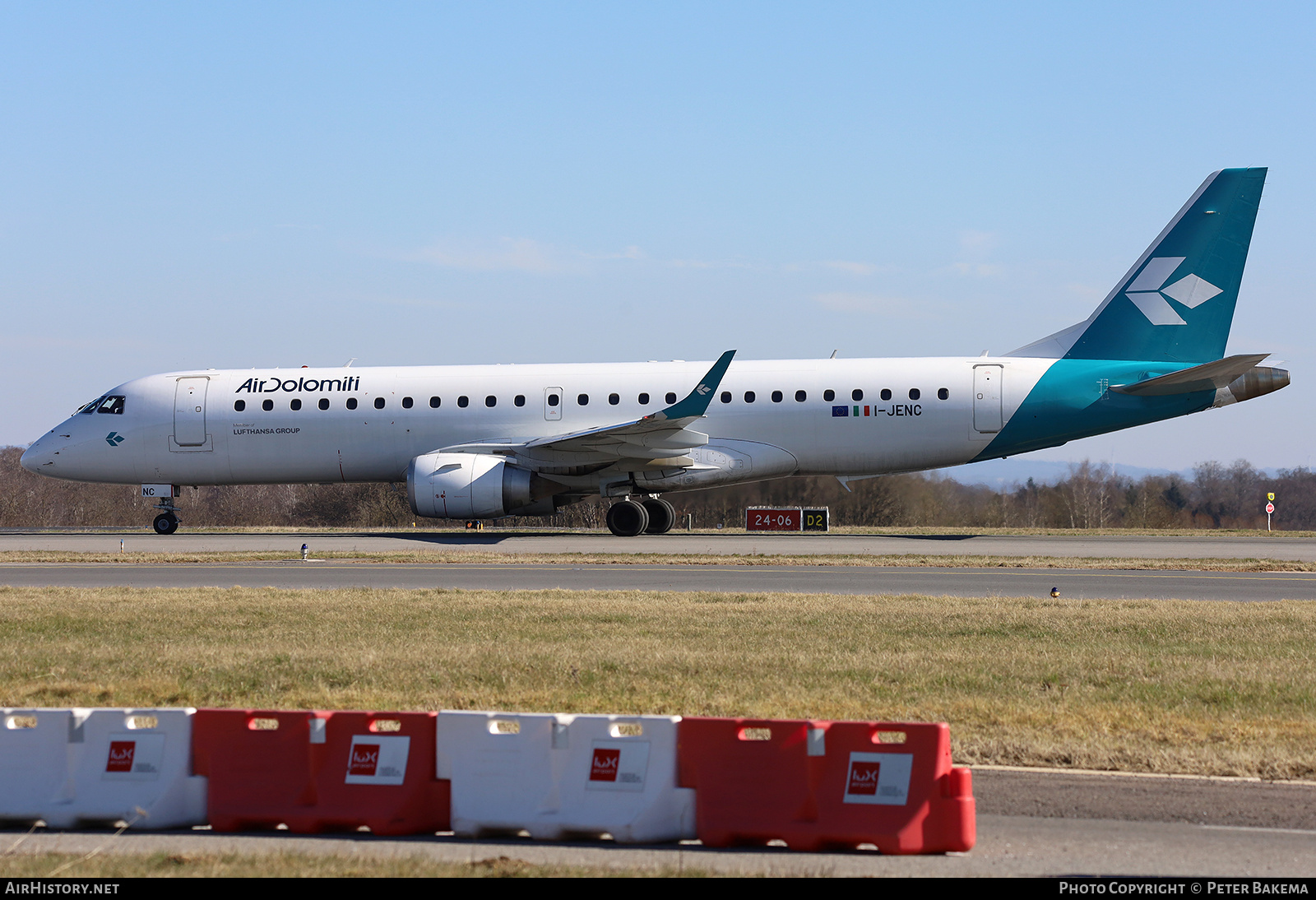 Aircraft Photo of I-JENC | Embraer 190LR (ERJ-190-100LR) | Air Dolomiti | AirHistory.net #785318