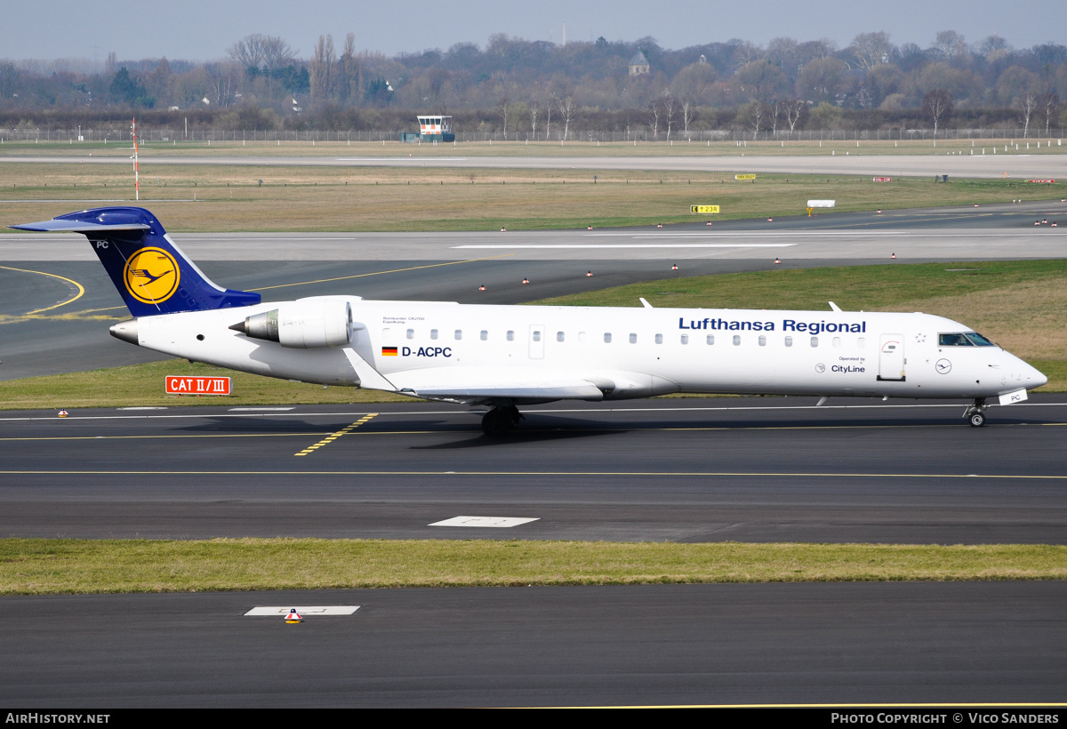 Aircraft Photo of D-ACPC | Bombardier CRJ-701ER (CL-600-2C10) | Lufthansa Regional | AirHistory.net #785421