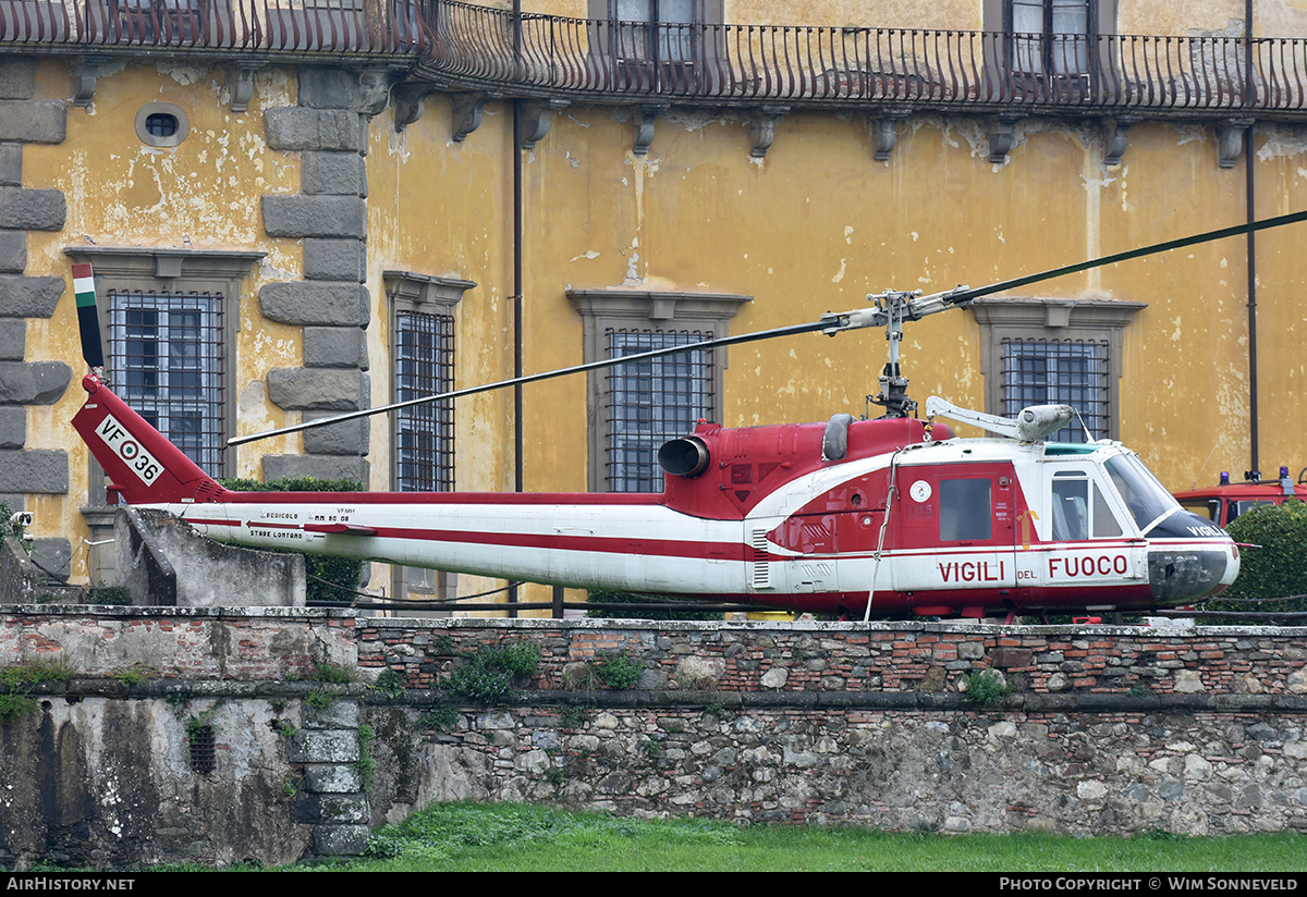 Aircraft Photo of I-VFMH | Agusta AB-204B | Italy - Vigili del Fuoco | AirHistory.net #785423