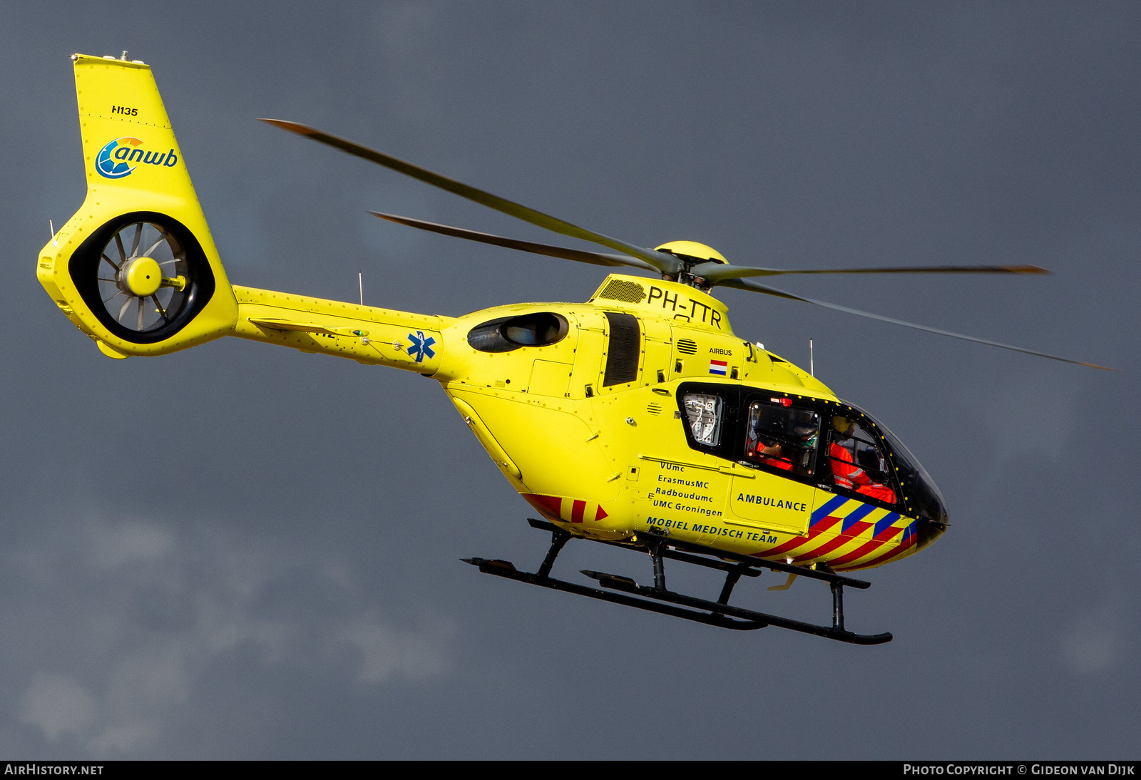 Aircraft Photo of PH-TTR | Airbus Helicopters EC-135P-3 | ANWB Mobiel Medisch Team | AirHistory.net #785446