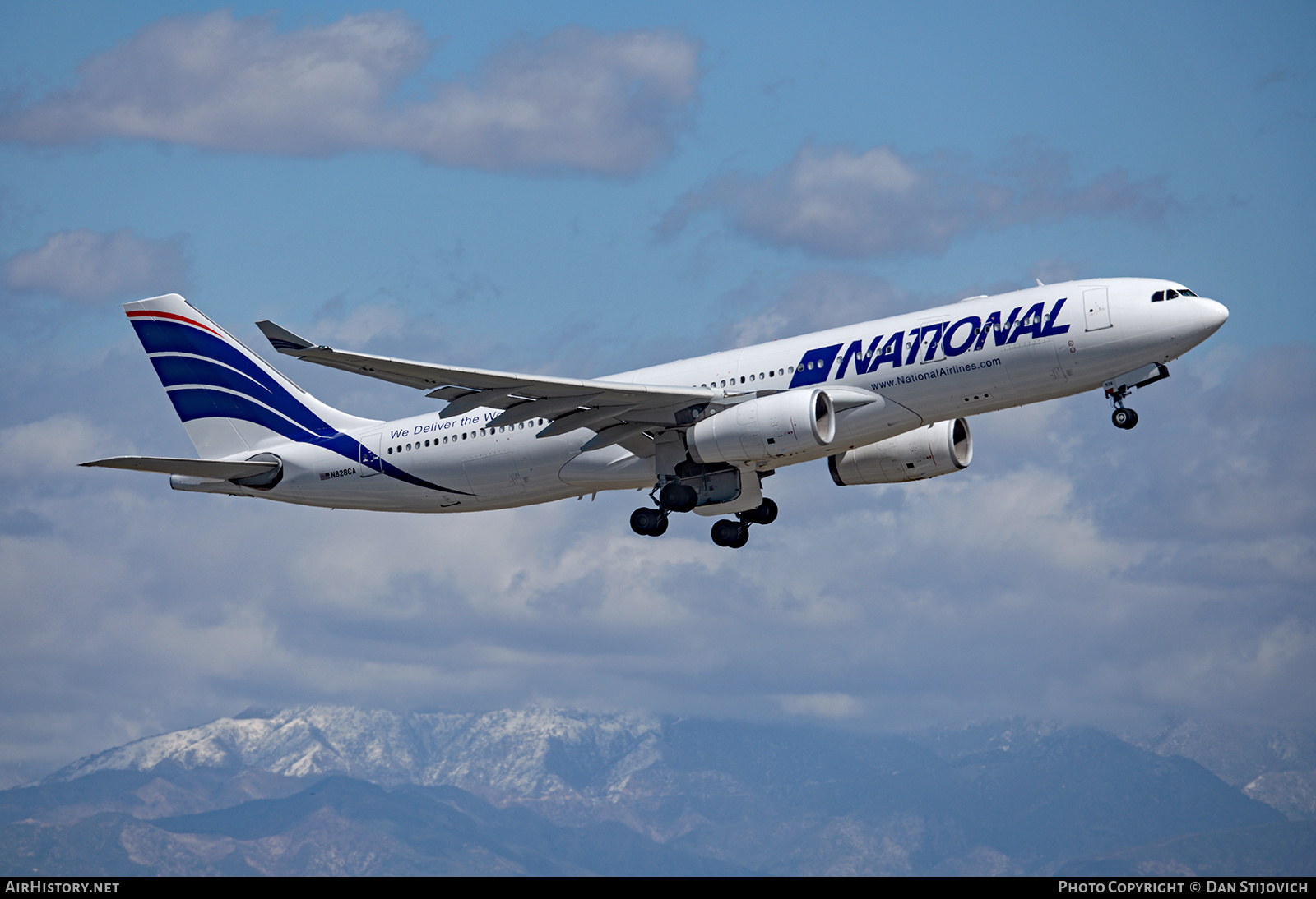 Aircraft Photo of N828CA | Airbus A330-243 | National Airlines | AirHistory.net #785528