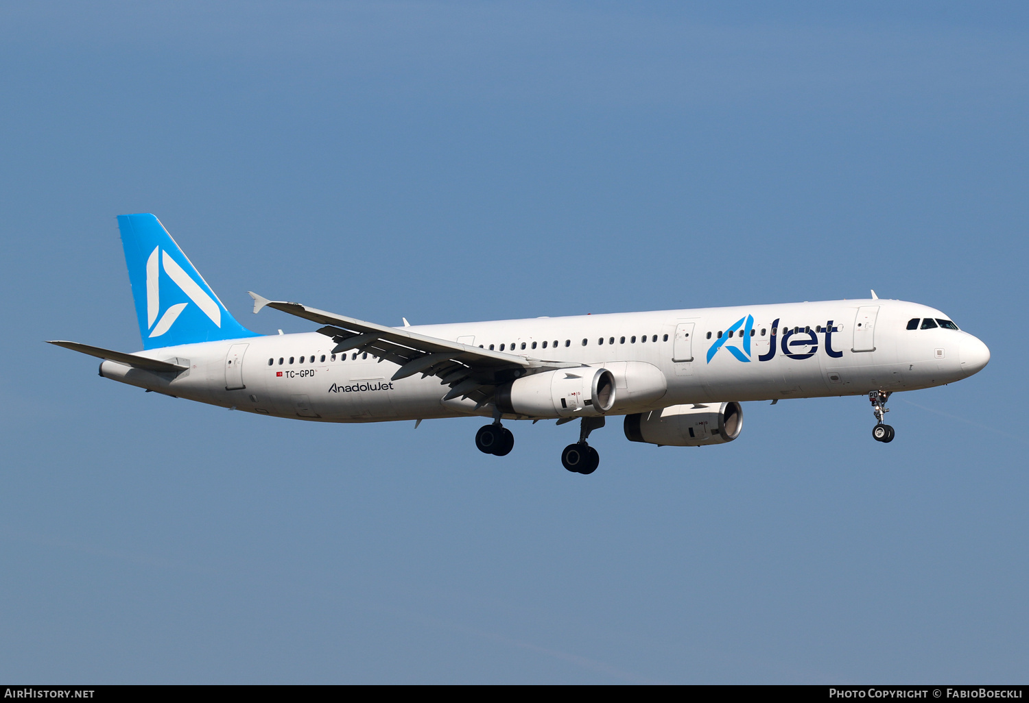Aircraft Photo of TC-GPD | Airbus A321-231 | AJet - AnadoluJet | AirHistory.net #785530