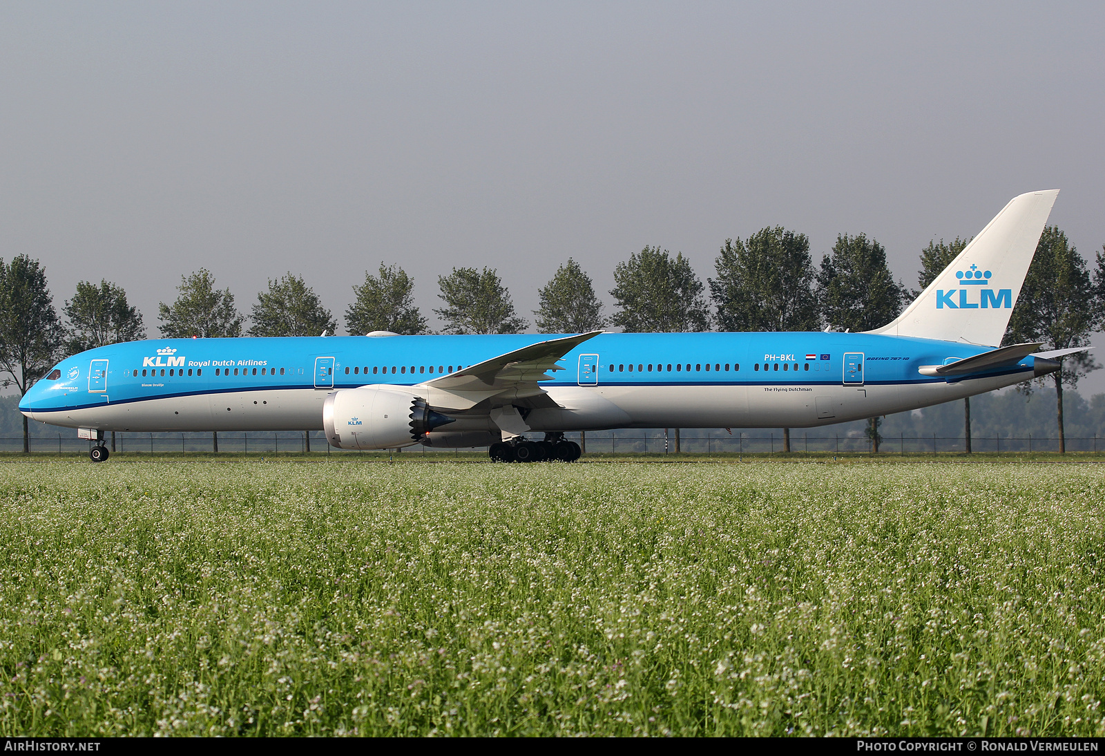 Aircraft Photo of PH-BKL | Boeing 787-10 Dreamliner | KLM - Royal Dutch Airlines | AirHistory.net #785566