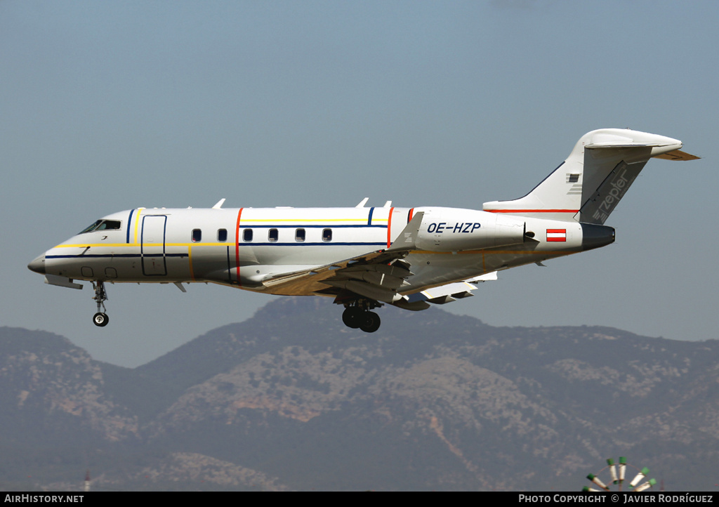 Aircraft Photo of OE-HZP | Bombardier Challenger 300 (BD-100-1A10) | Zepter International | AirHistory.net #785611