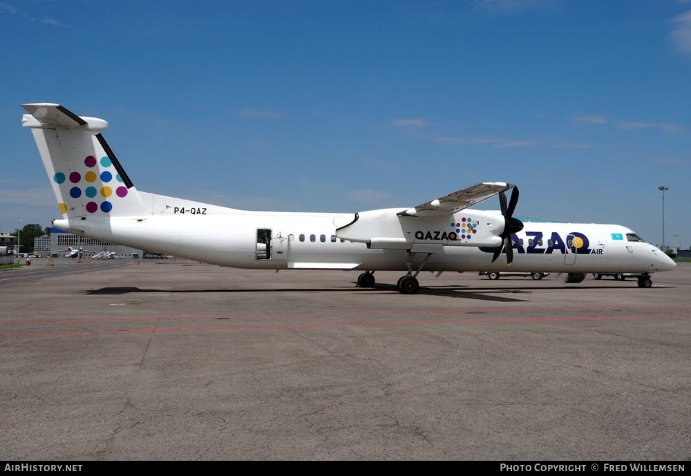 Aircraft Photo of P4-QAZ | Bombardier DHC-8-402 Dash 8 | Qazaq Air | AirHistory.net #785616