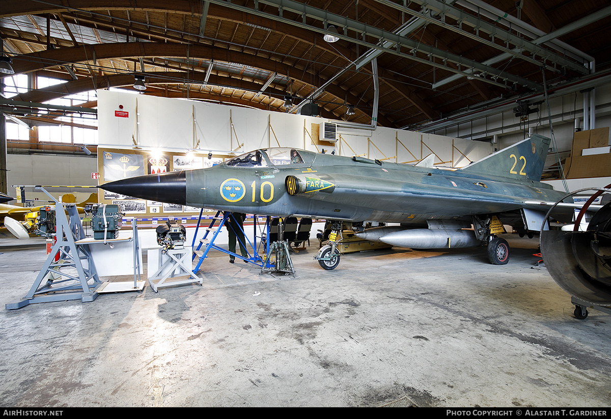 Aircraft Photo of 35555 | Saab J35F-1 Draken | Sweden - Air Force | AirHistory.net #785630