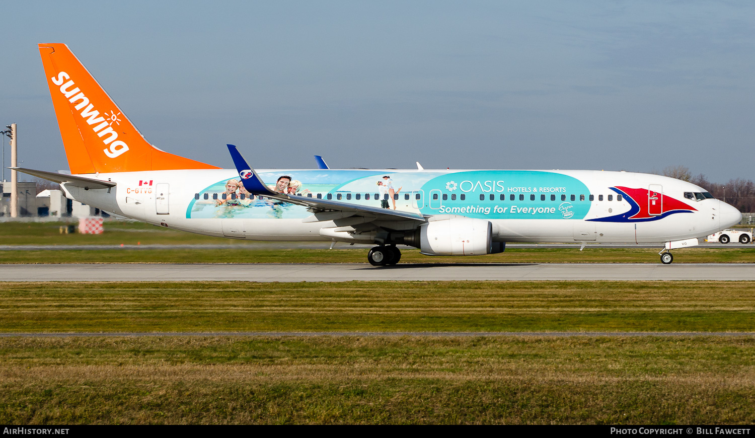 Aircraft Photo of C-GTVG | Boeing 737-8Q8 | Sunwing Airlines | AirHistory.net #785668