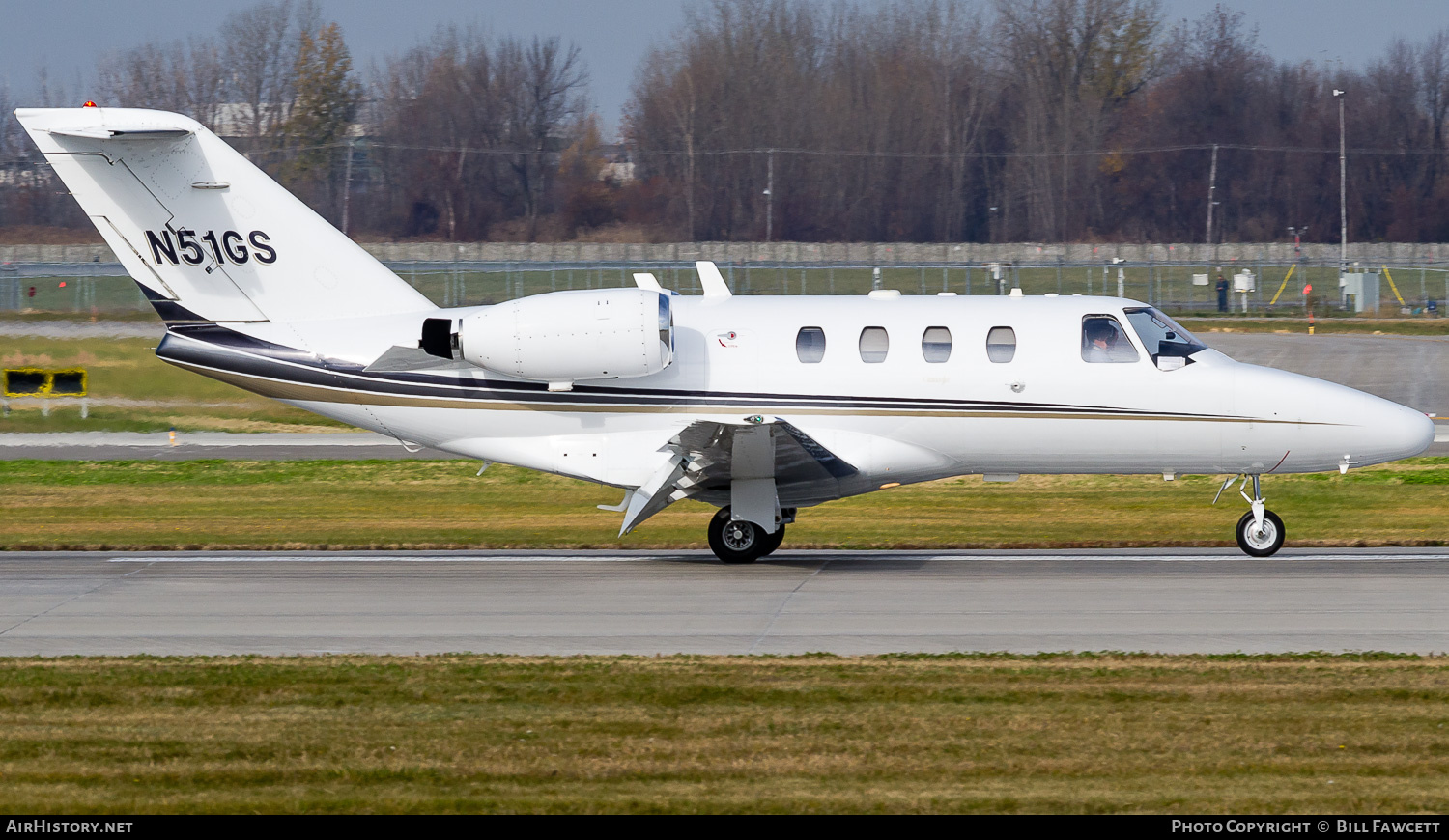 Aircraft Photo of N51GS | Cessna 525 CitationJet CJ1 | AirHistory.net #785678