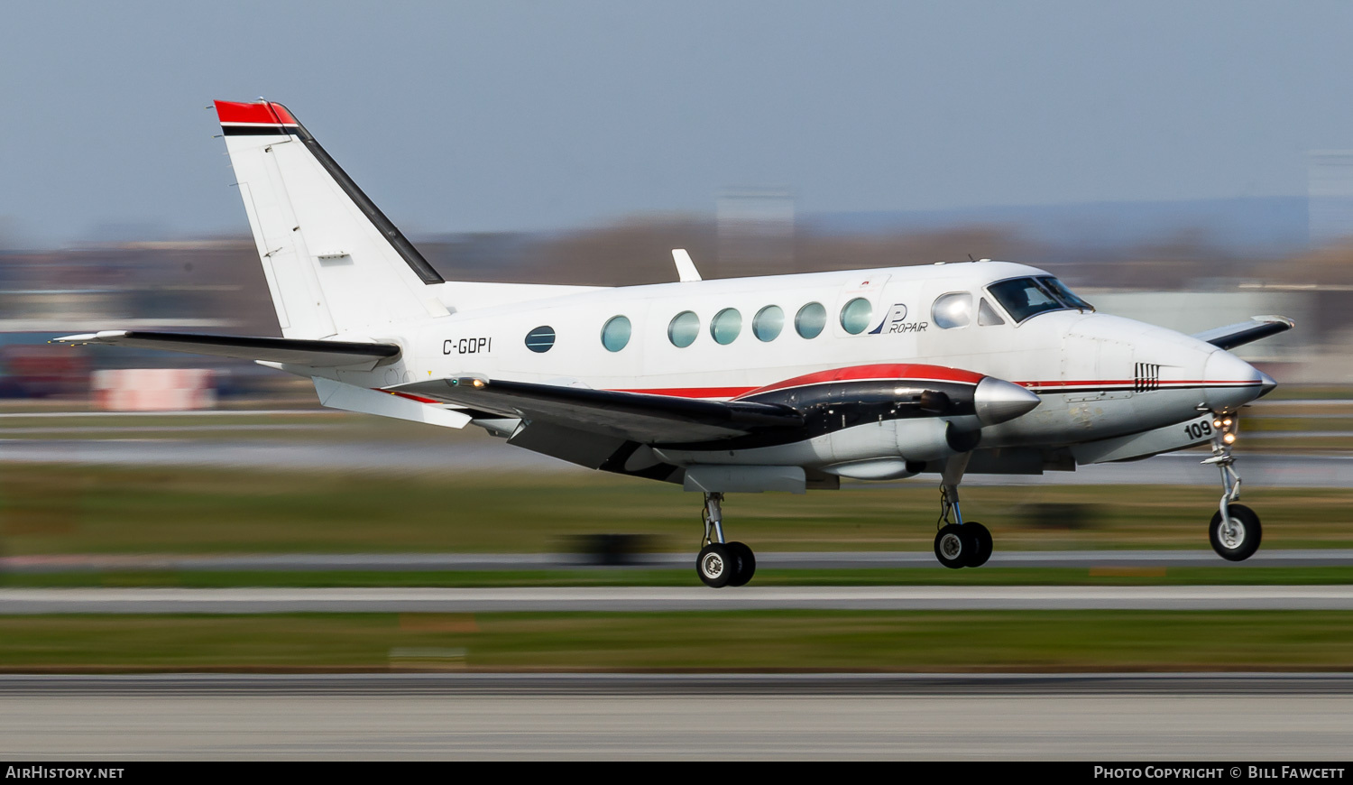 Aircraft Photo of C-GDPI | Beech A100 King Air | Propair | AirHistory.net #785695