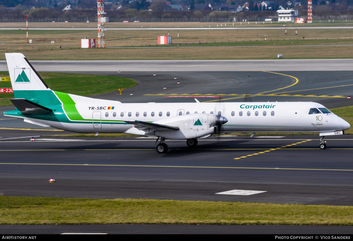 Aircraft Photo of YR-SBC | Saab 2000 | Carpatair | AirHistory.net #785716
