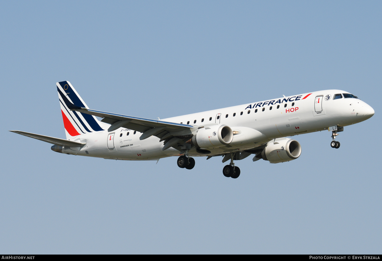 Aircraft Photo of F-HBLZ | Embraer 190STD (ERJ-190-100STD) | Air France | AirHistory.net #785738
