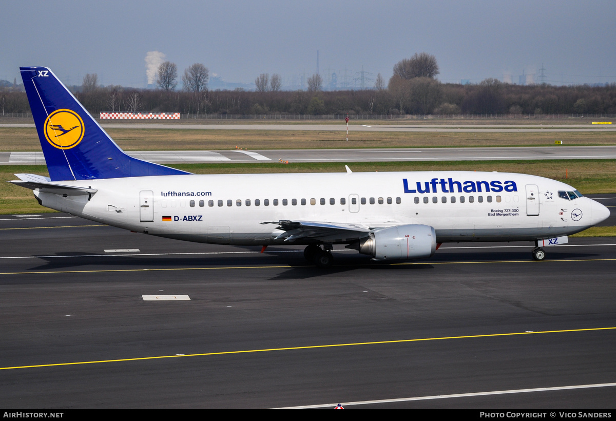 Aircraft Photo of D-ABXZ | Boeing 737-330 | Lufthansa | AirHistory.net #785746