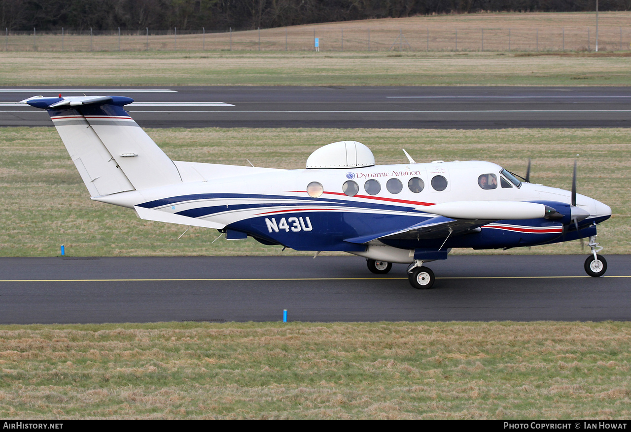 Aircraft Photo of N43U | Beech B200T Super King Air | Dynamic Aviation | AirHistory.net #785768