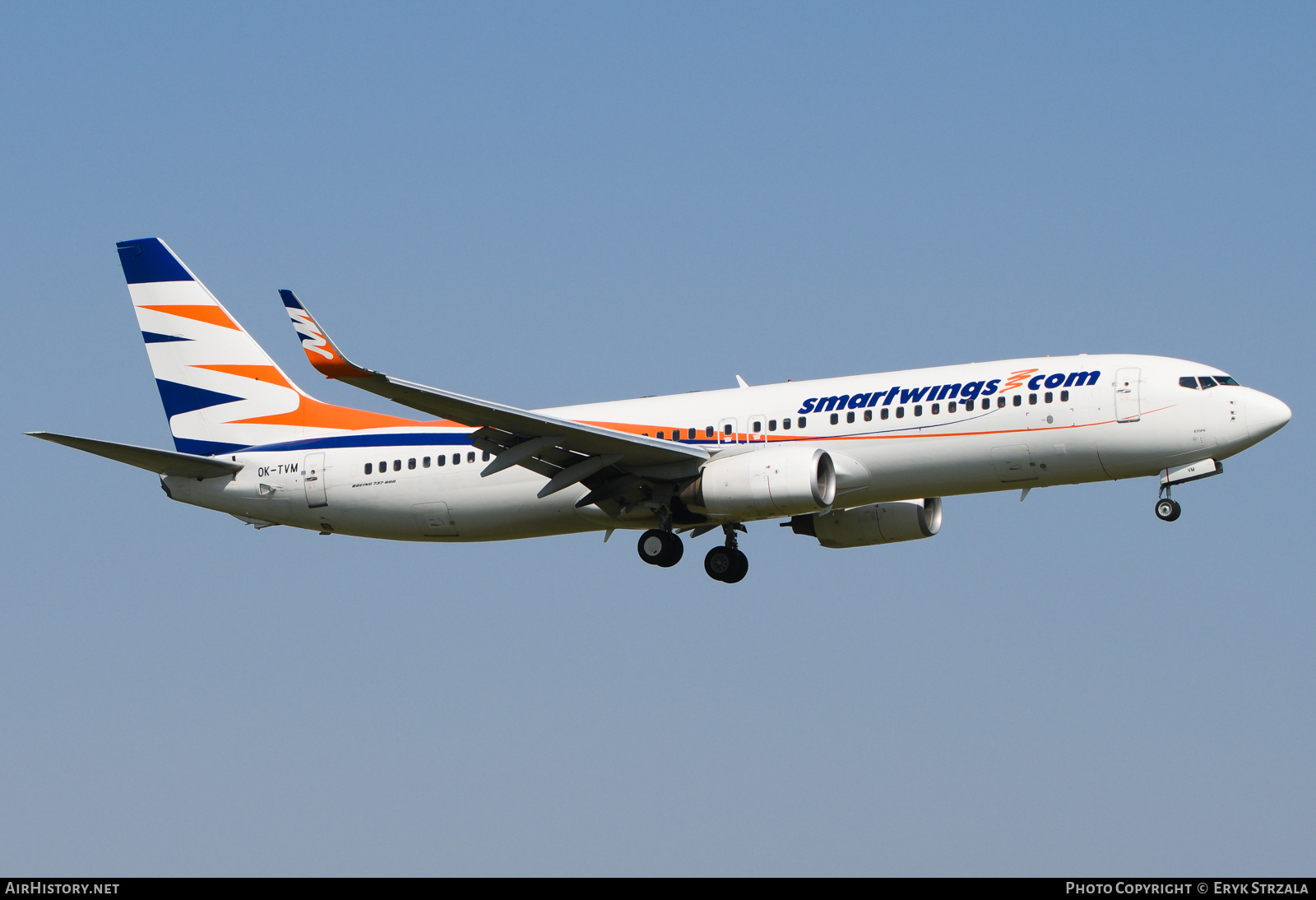 Aircraft Photo of OK-TVM | Boeing 737-8FN | Smartwings | AirHistory.net #785772