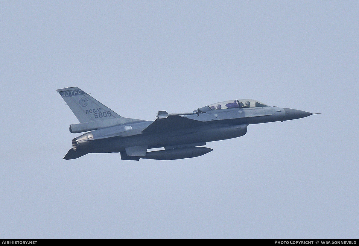 Aircraft Photo of 6809 | General Dynamics F-16V Fighting Falcon | Taiwan - Air Force | AirHistory.net #785785