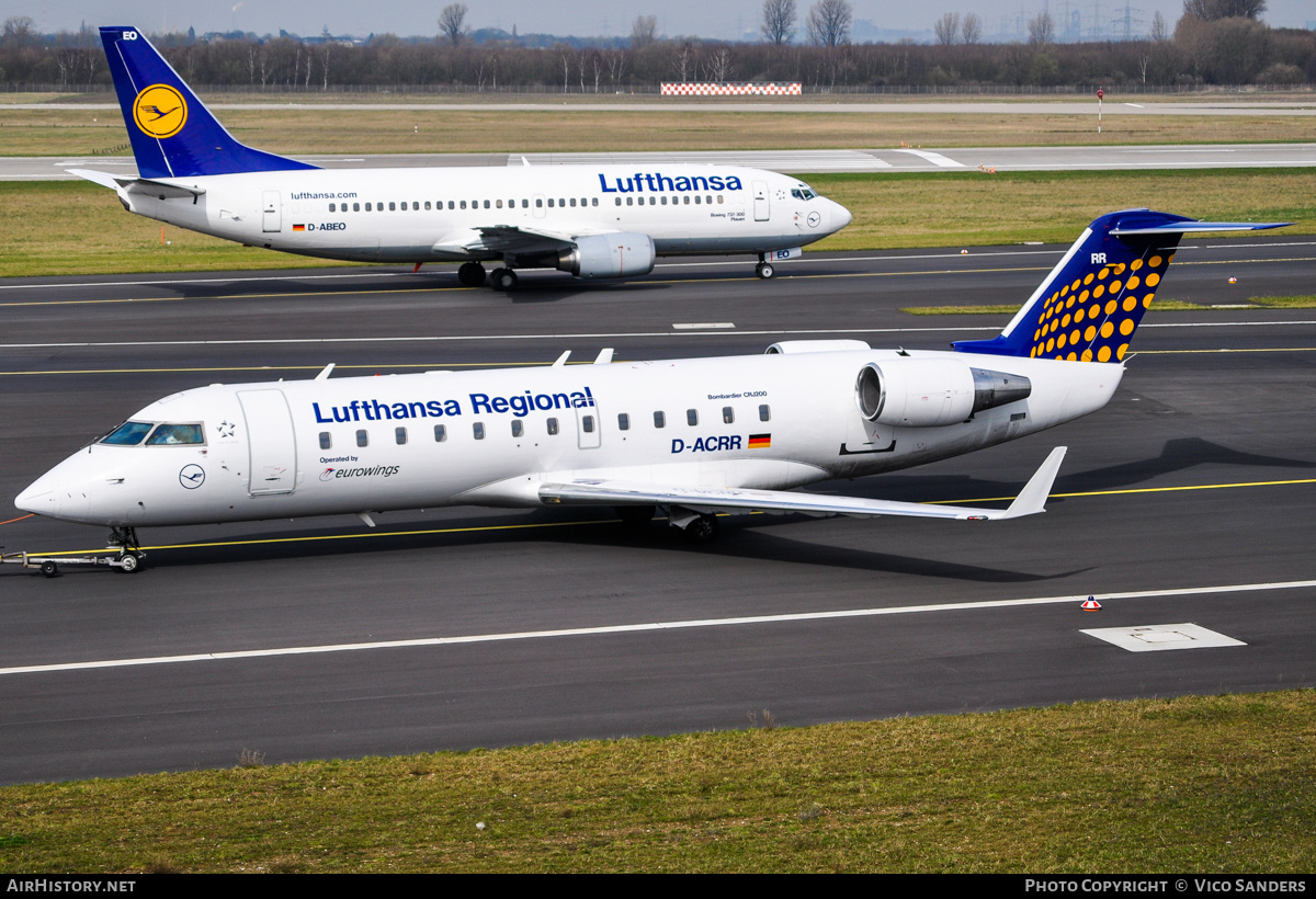 Aircraft Photo of D-ACRR | Canadair CRJ-200LR (CL-600-2B19) | Lufthansa Regional | AirHistory.net #785800