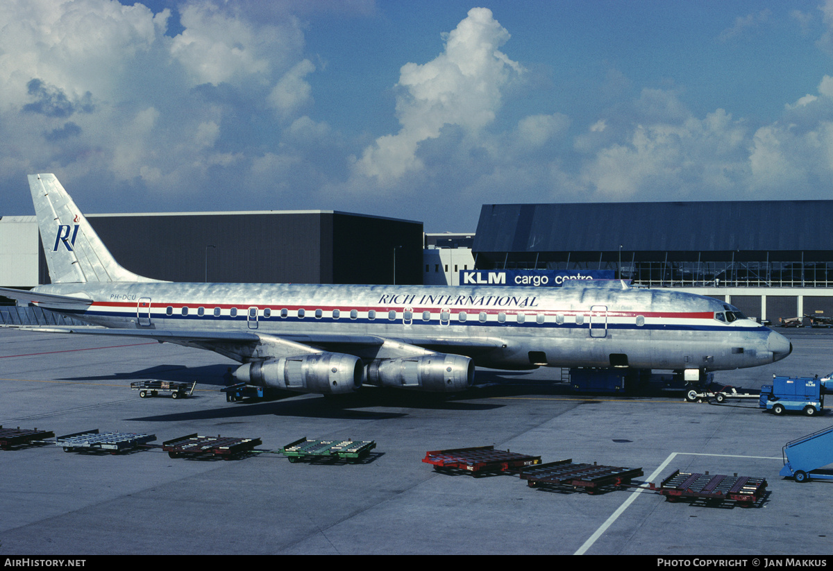 Aircraft Photo of PH-DCU | Douglas DC-8-55CF Jet Trader | Rich International Airways | AirHistory.net #785805