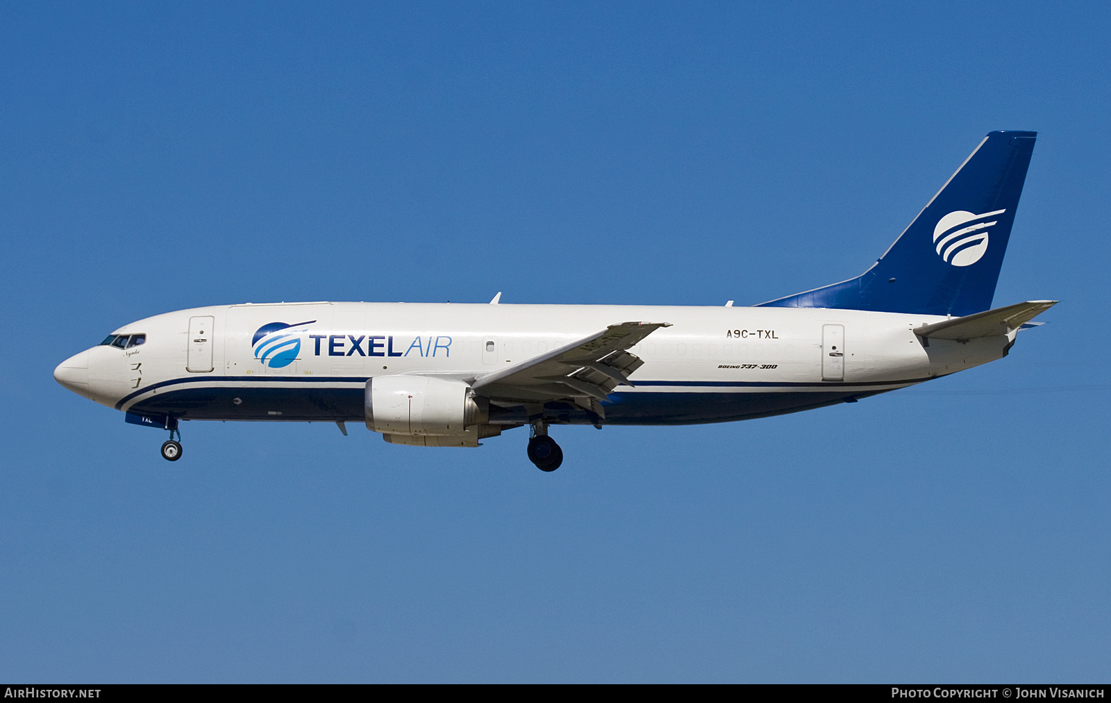Aircraft Photo of A9C-TXL | Boeing 737-3Q8(SF) | Texel Air | AirHistory.net #785816