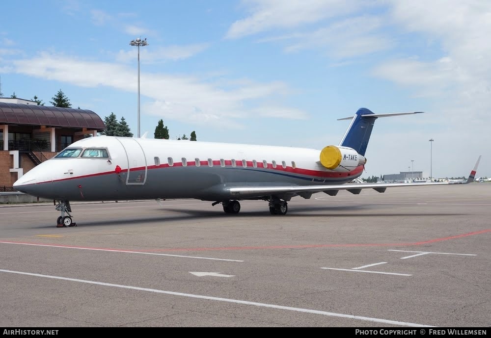 Aircraft Photo of M-TAKE | Bombardier Challenger 850 (CRJ-200SE/CL-600-2B19) | AirHistory.net #785818