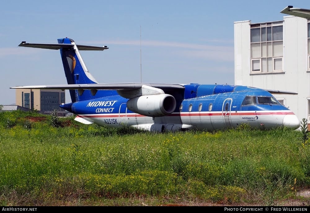 Aircraft Photo of N351SK | Fairchild Dornier 328-300 328JET | Midwest Connect | AirHistory.net #785829