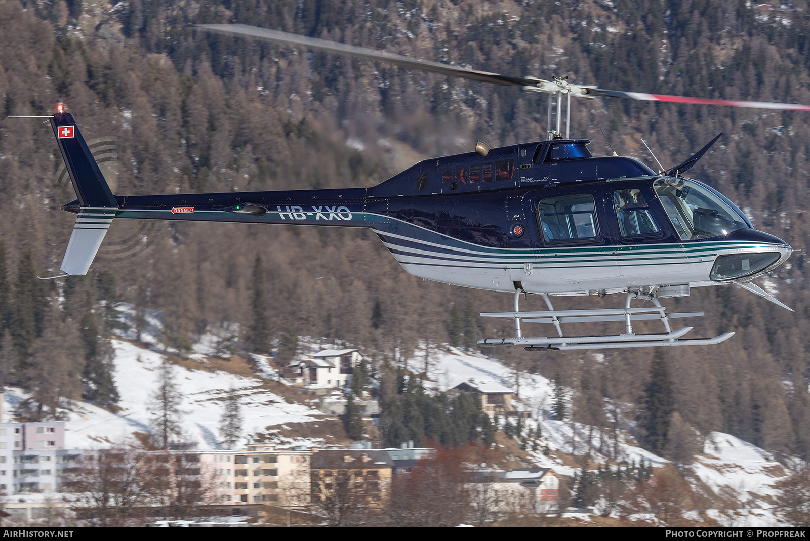 Aircraft Photo of HB-XXO | Bell 206B-3 JetRanger III | AirHistory.net #785842