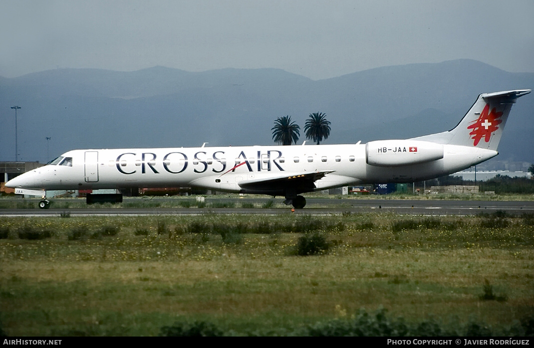 Aircraft Photo of HB-JAA | Embraer ERJ-145LU (EMB-145LU) | Crossair | AirHistory.net #785884