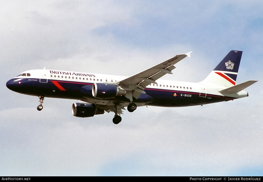 Aircraft Photo of G-BUSK | Airbus A320-211 | British Airways | AirHistory.net #785891