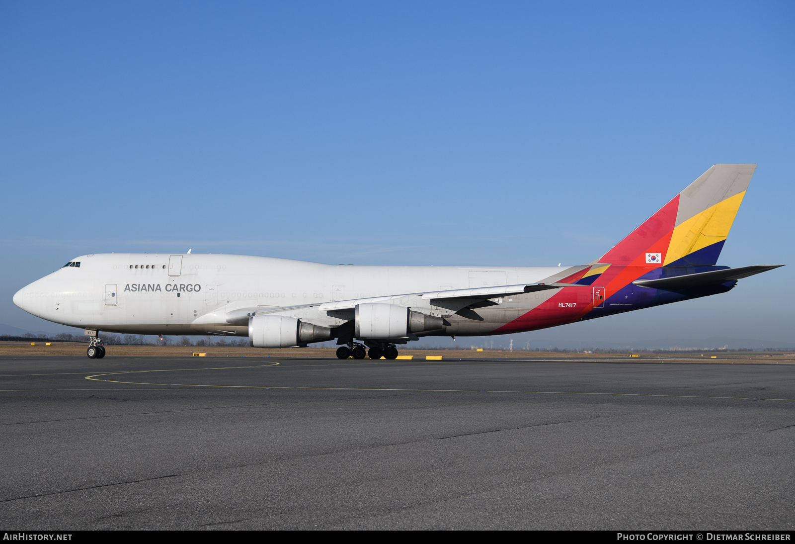 Aircraft Photo of HL7417 | Boeing 747-48EM(BDSF) | Asiana Airlines Cargo | AirHistory.net #785943