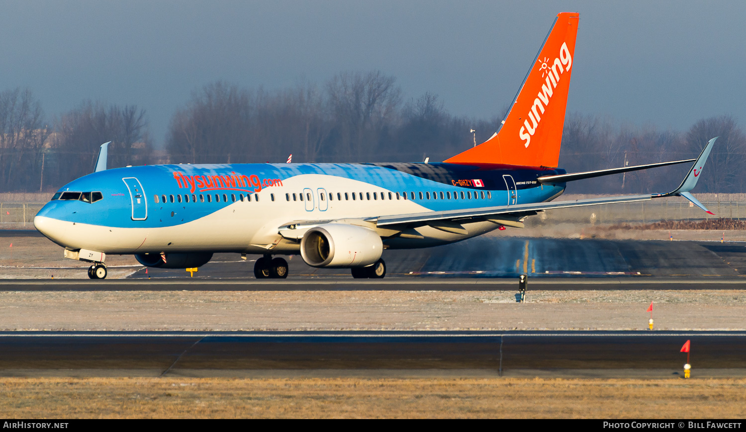 Aircraft Photo of C-GHZY | Boeing 737-8K5 | Sunwing Airlines | AirHistory.net #785949