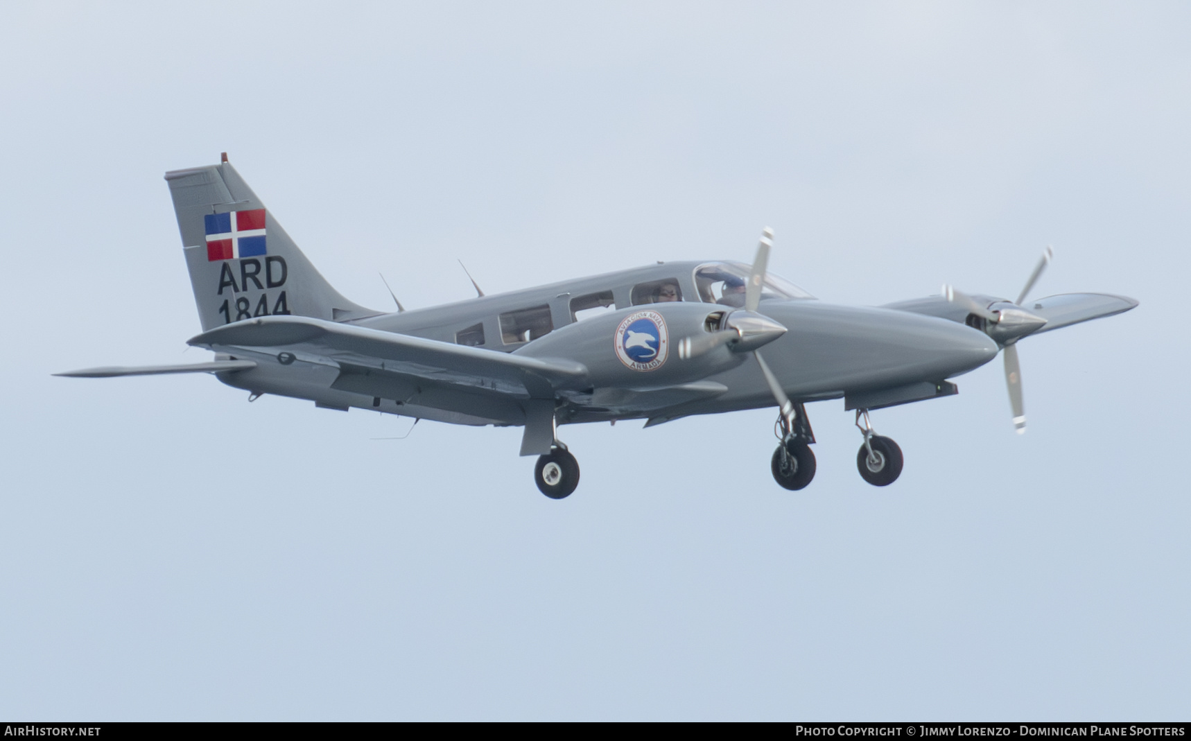 Aircraft Photo of ARD 1844 | Piper PA-34-200 Seneca | Dominican Republic - Navy | AirHistory.net #785997