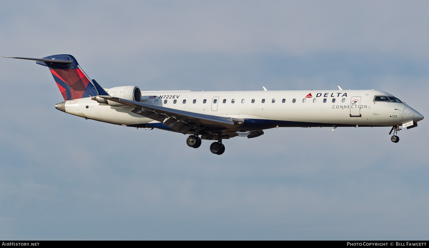 Aircraft Photo of N722EV | Bombardier CRJ-701ER (CL-600-2C10) | Delta Connection | AirHistory.net #786005