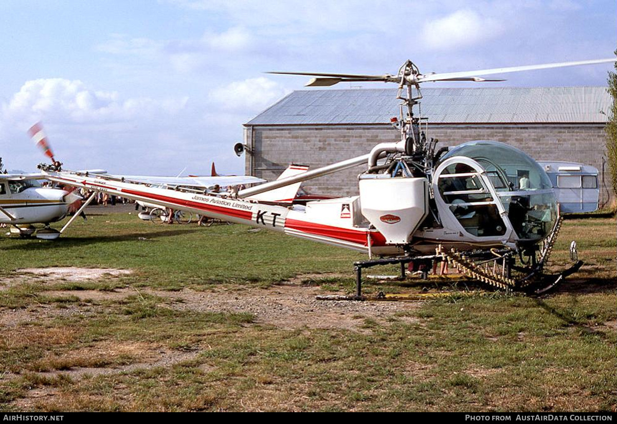 Aircraft Photo of ZK-HKT / KT | Hiller UH-12E | James Aviation | AirHistory.net #786026